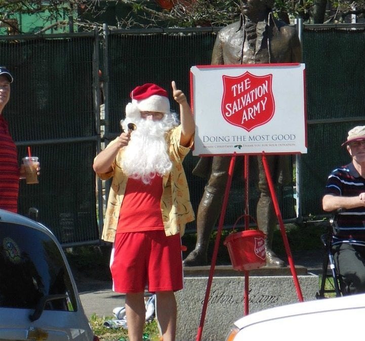 salvation army santa