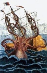 Kraken-Colossal_octopus_by_Pierre_Denys_de_Montfort | Quincy News About Quincy Massachusetts | Quincy MA | Quincy News